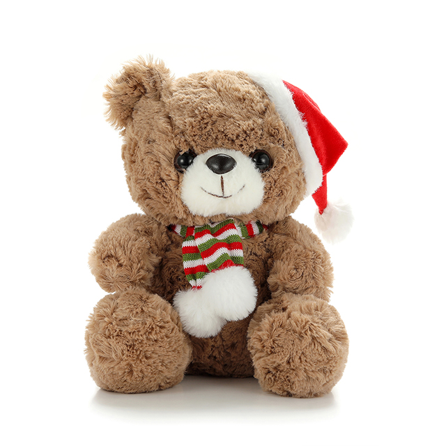 산타 테디 메리 크리스마스 곰 부드러운 귀여운 곰 장난감 크리스마스 테디 베어