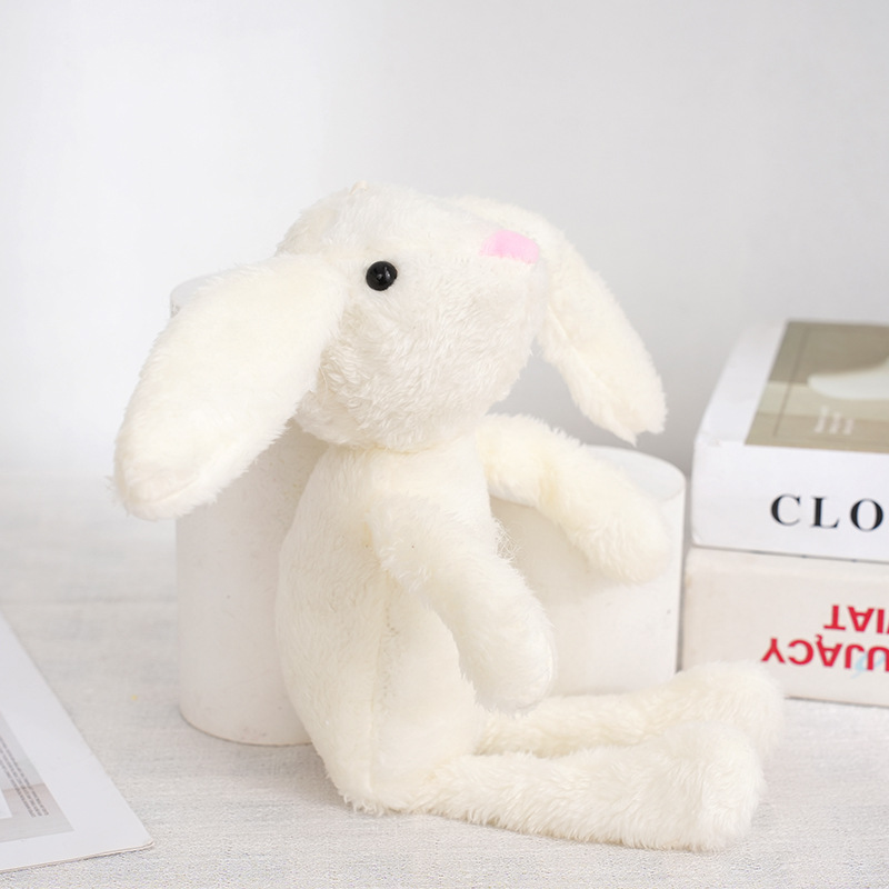 OEM/ODM 주문 동물 아기 박제 동물 견면 벨벳 장난감을 위한 귀여운 디자인된 토끼 견면 벨벳 봉제 인형