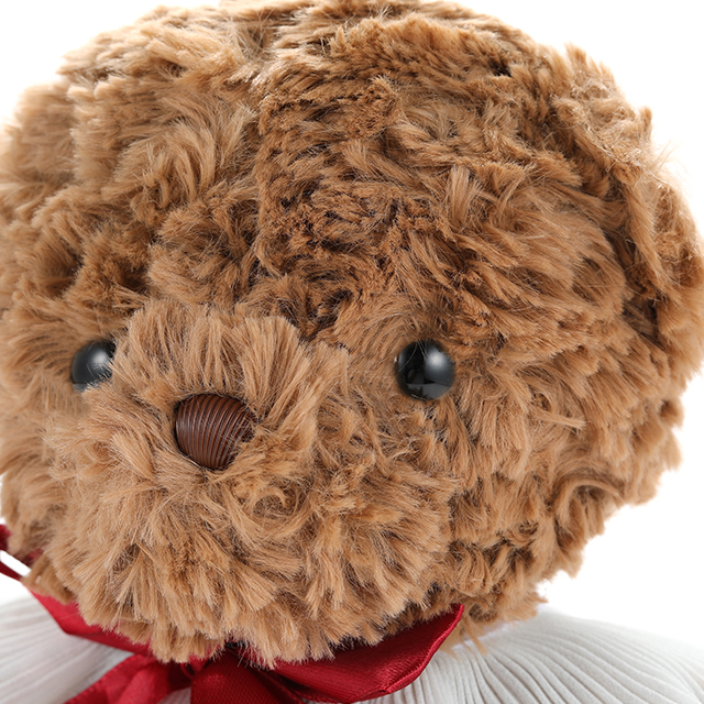 작은 부드러운 곰 박제 동물 장난감 어린이를위한 귀여운 곰 고리 테디 베어 