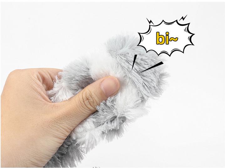 개 주름 종이 개 장난감을 채우지 않고 삐걱거리는 장난감 맞춤형 개 장난감